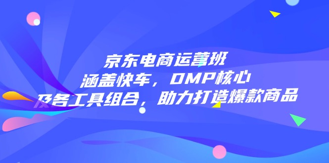 京东电商运营班：涵盖快车，DMP核心及各工具组合，助力打造爆款商品-云创堂