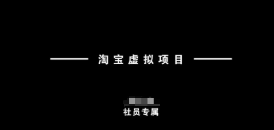 淘宝虚拟项目，从理论到实操，新手也能快速上手-云创堂