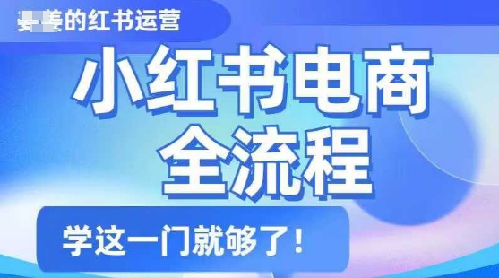 小红书电商全流程，精简易懂，从入门到精通，学这一门就够了-云创堂